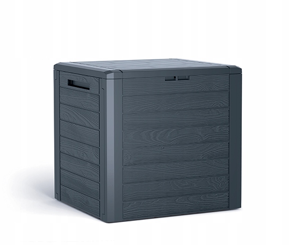 Skrzynia Ogrodowa Balkon Taras Ogród Antracyt 140L