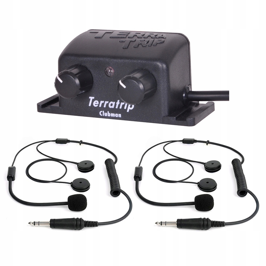 Interkom TerraTrip Clubman centrála 2x slúchadlá otvorená prilba