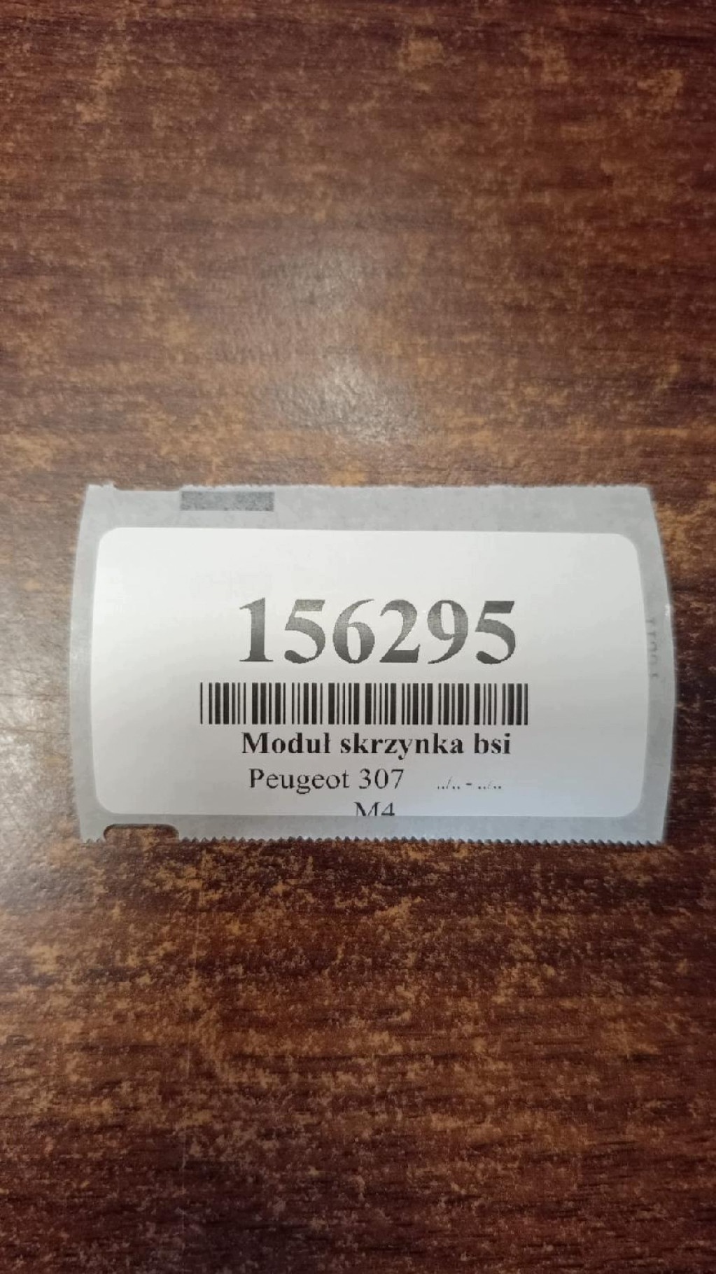 PEUGEOT 307 module compartment BSI 9660105980