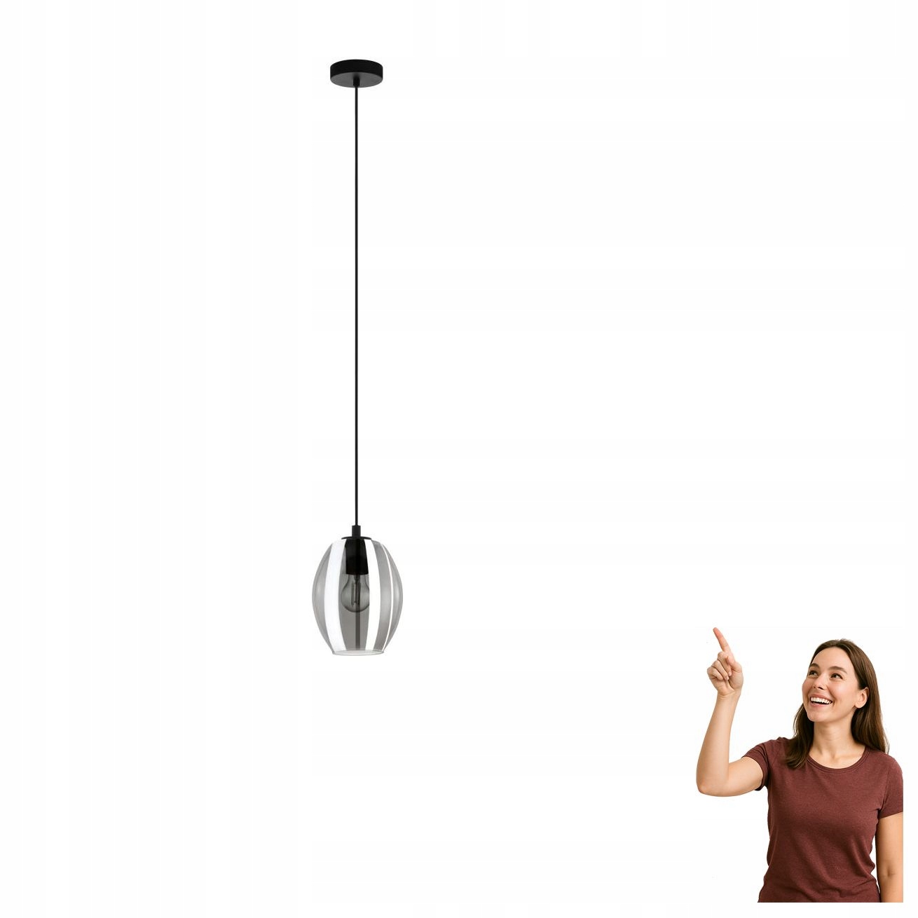 Závěsná lampa Cadaques 98582 Eglo