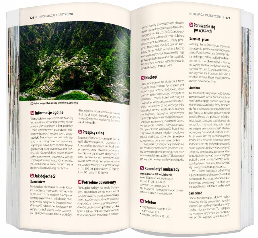 MADERA LIGHT PRZEWODNIK + MAPA LAMINOWANA 2024 EXPRESSMAP Rok wydania 2024