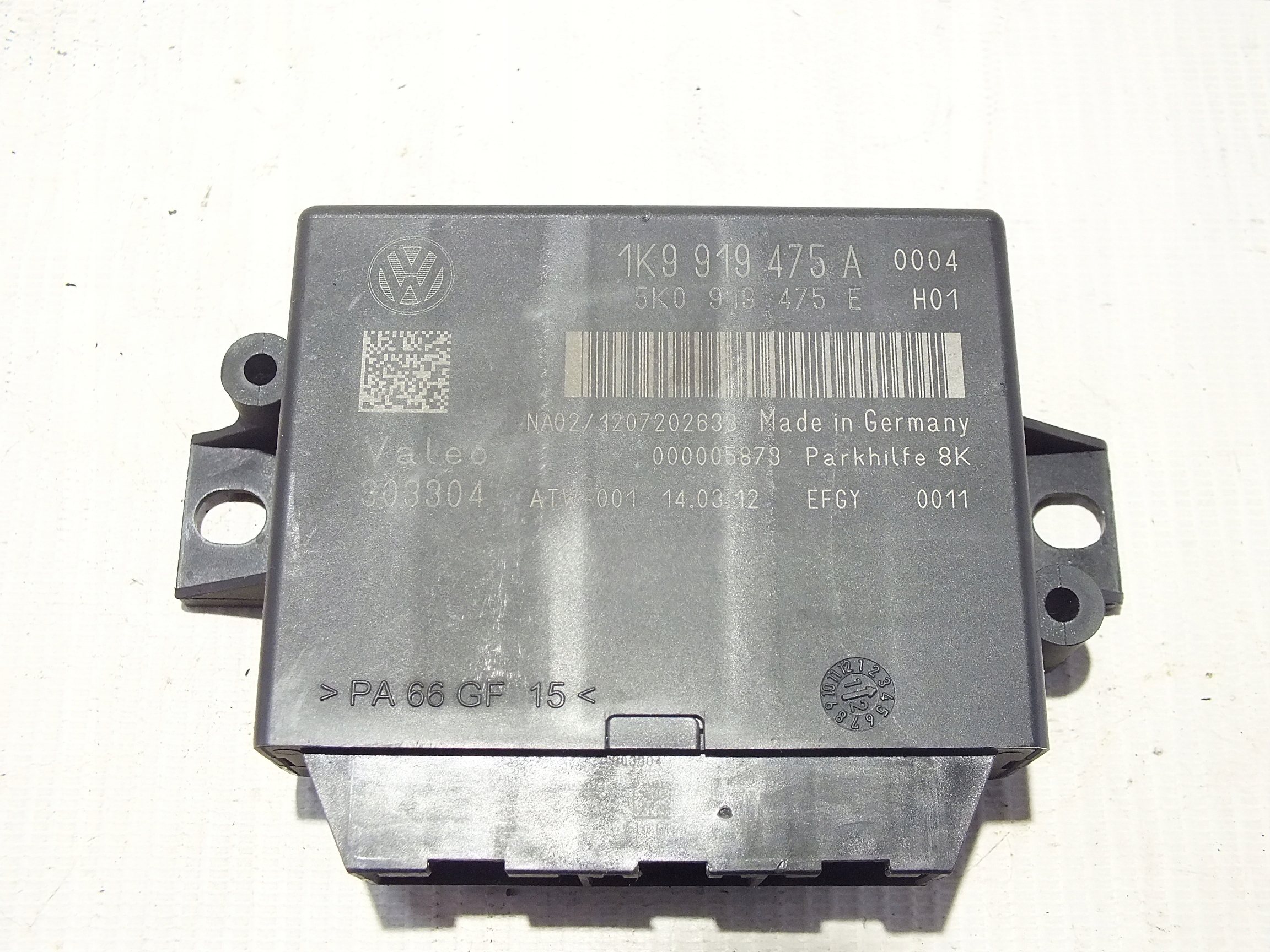 VW GOLF VI MODUL PDC CZUJNIKOW PARKOWANIA