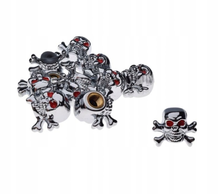 NAKRĘTKI WENTYLA CZACHA Z PISZCZELAMI CHROM