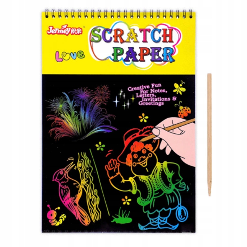 WYDRAPYWANKA A5 СКРЕТЧ-карту, ЧТОБЫ ПОЦАРАПАТЬ СБОРНИК рассказов