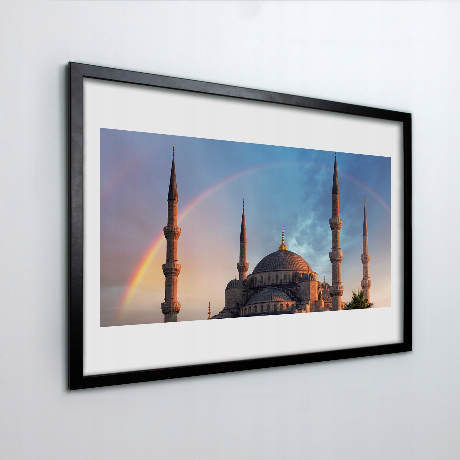 Obraz v rámu na zeď Mešita Turecko duha 60x40
