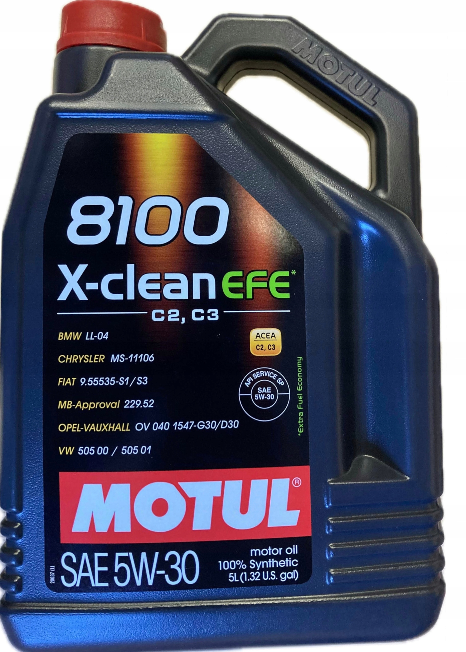 Motul 8100 X-Clean Efe C2/C3 5W30 5L
