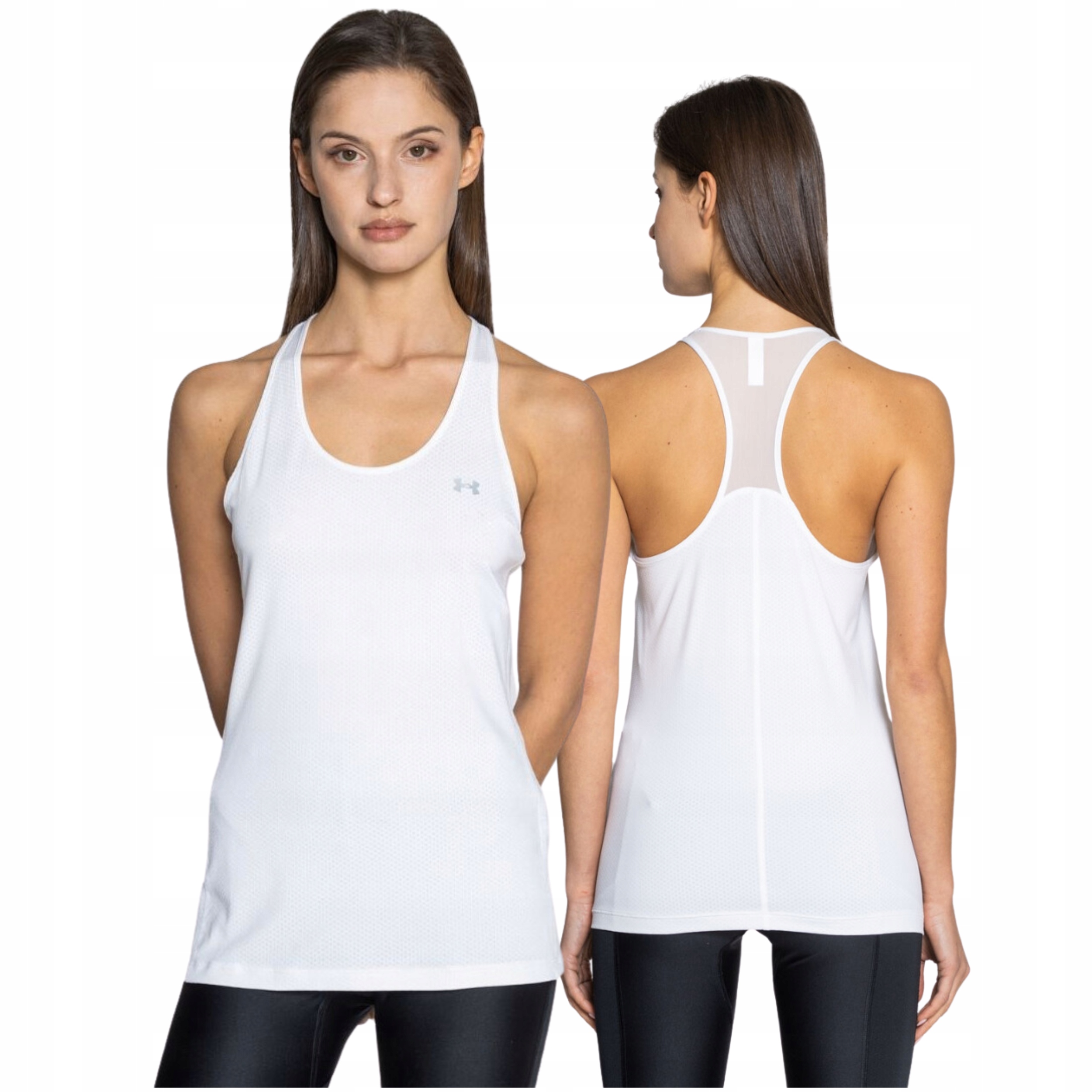 Y1449 Top Koszulka Damska Under Armour Sportowa Oddychająca Tank Top L