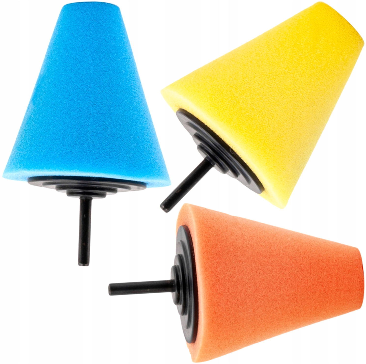 

Zestaw Gąbka Polerska Stożek Do Polerowania Felg 3