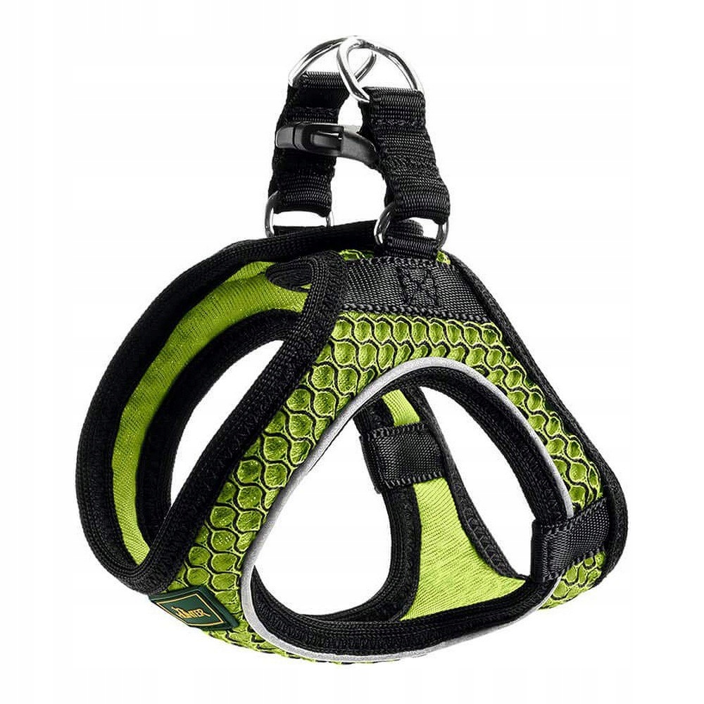 Postroj pro psa Hunter Hilo-Comfort Velikost S Limetka (42-48 cm)