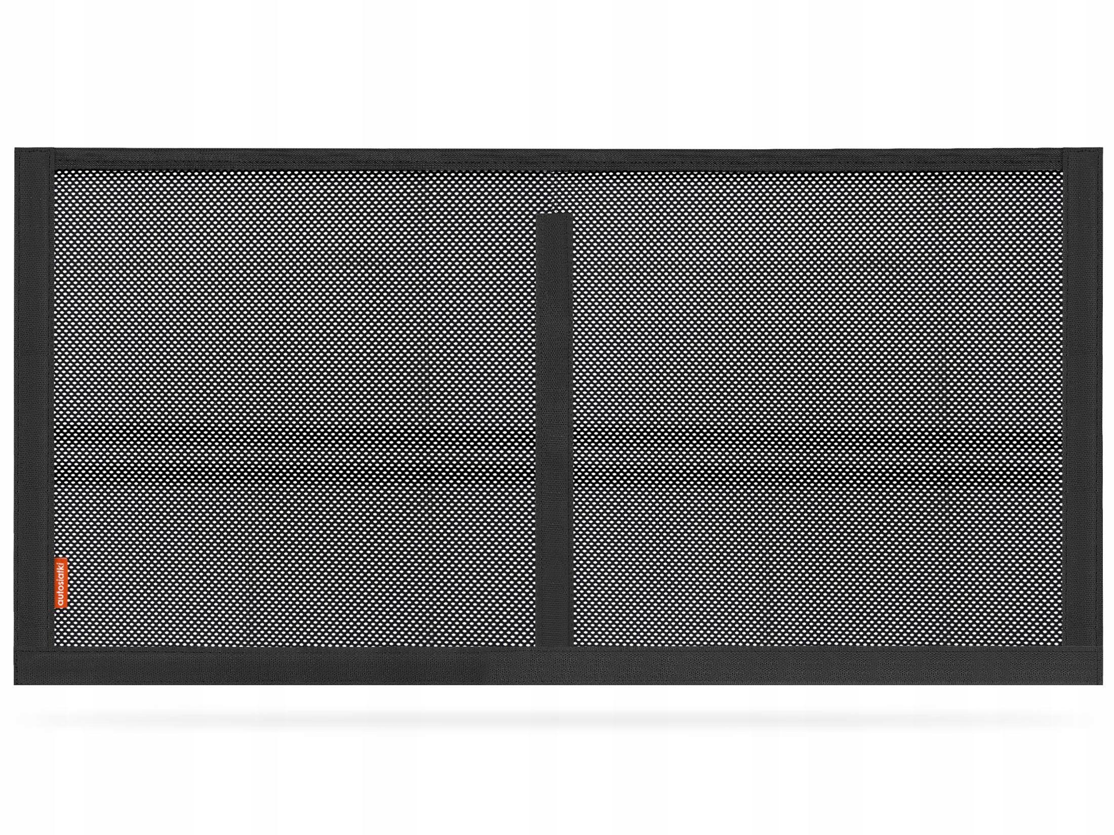 Siatka samochodowa kieszeń do bagażnika na rzep do tapicerki dzielona 80x40