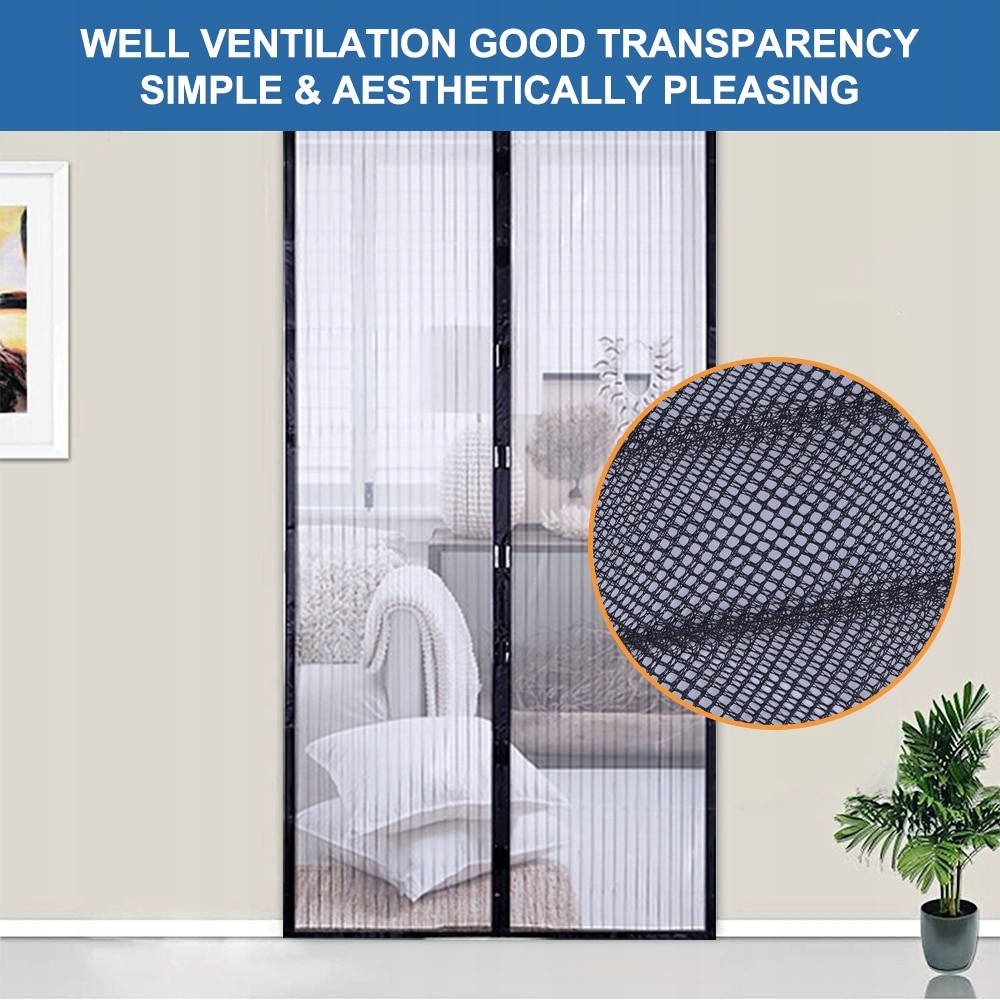 Magnetic Screen Door Curtain Anti-Mosquito Net Fly Model 1