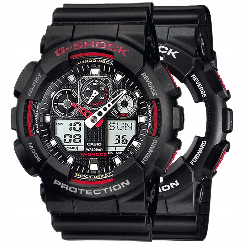 Sada G-shock GA-100-1A4ER Černá