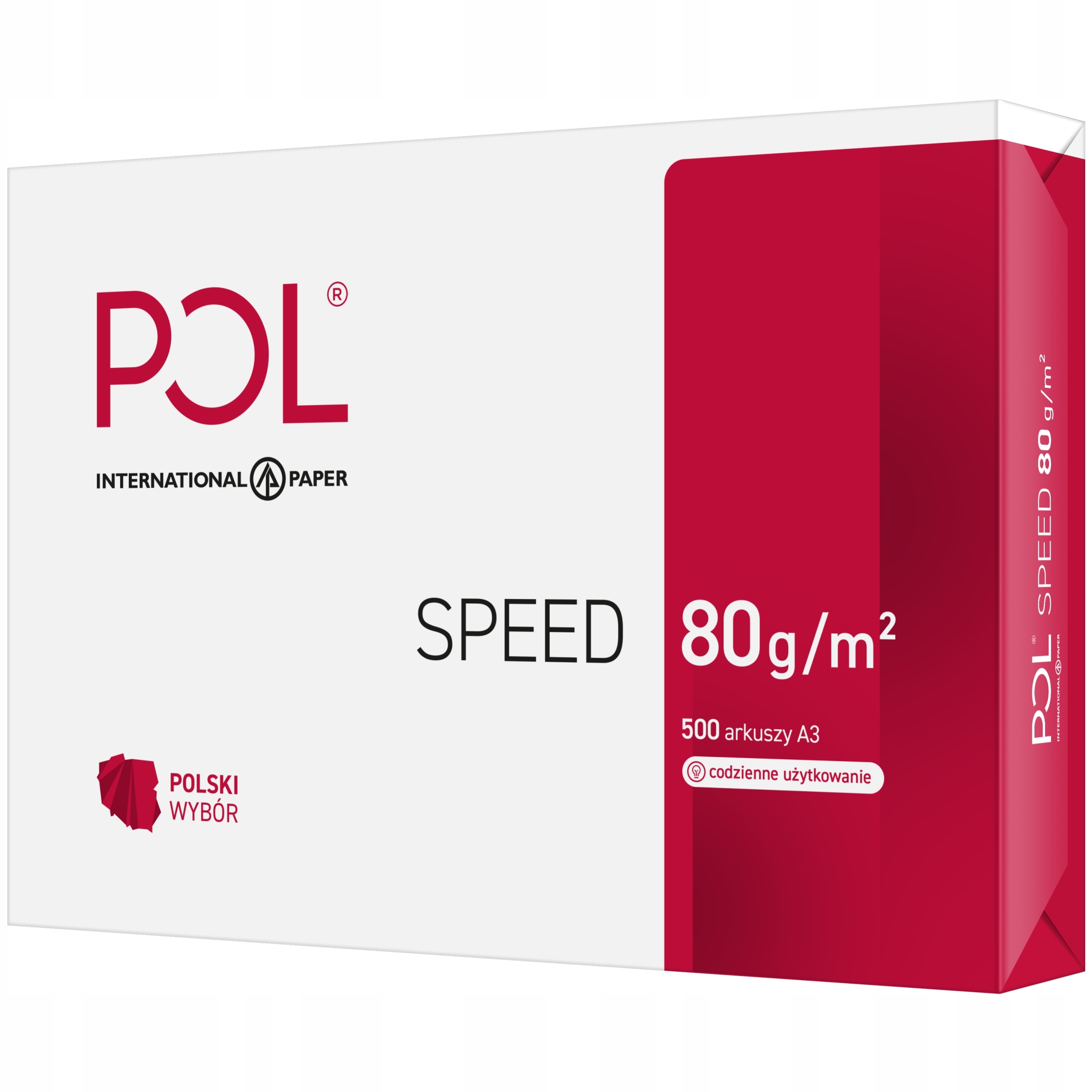 

Papier ksero biały do drukarki Polspeed A3 500 ark