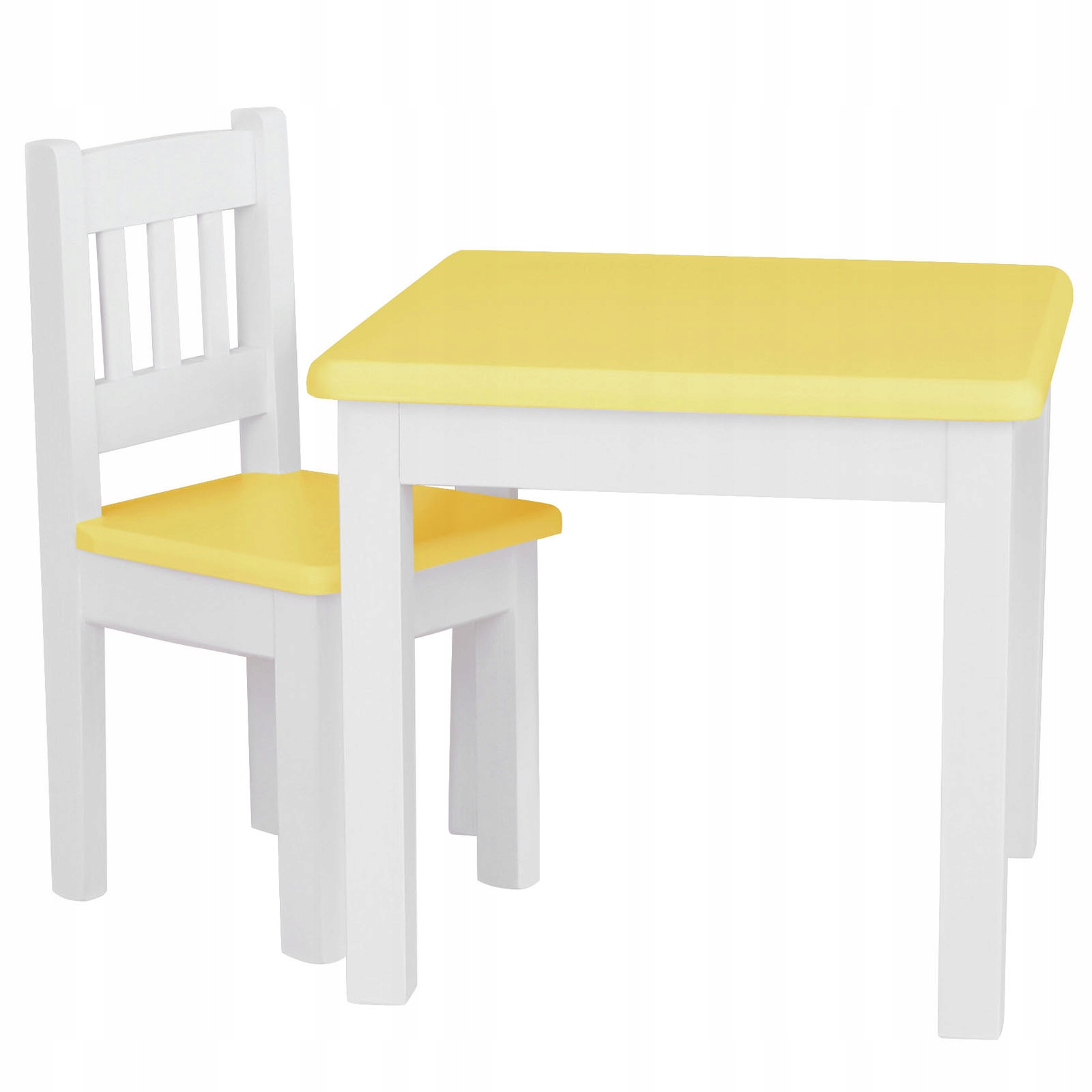 STOLIK I KRZESEŁKO DZIECIĘCE SOSNOWE ZESTAW