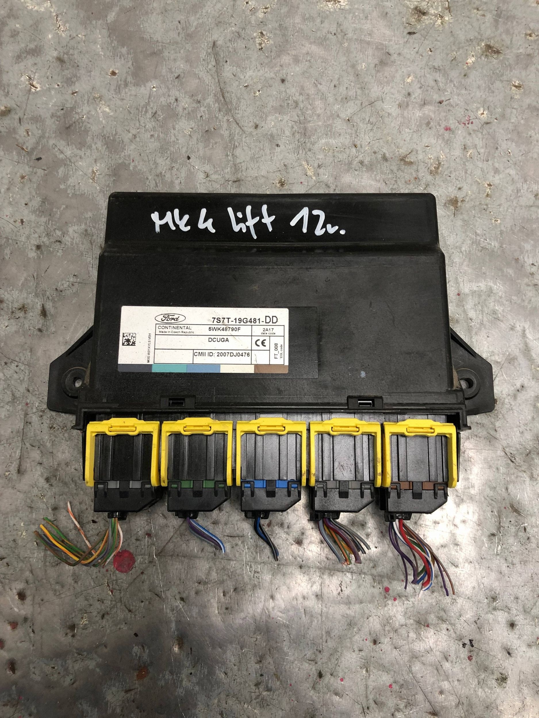 module control unit KOMFORTU FORD MONDEO MK4 LIFT 7S7T-19G481-DD