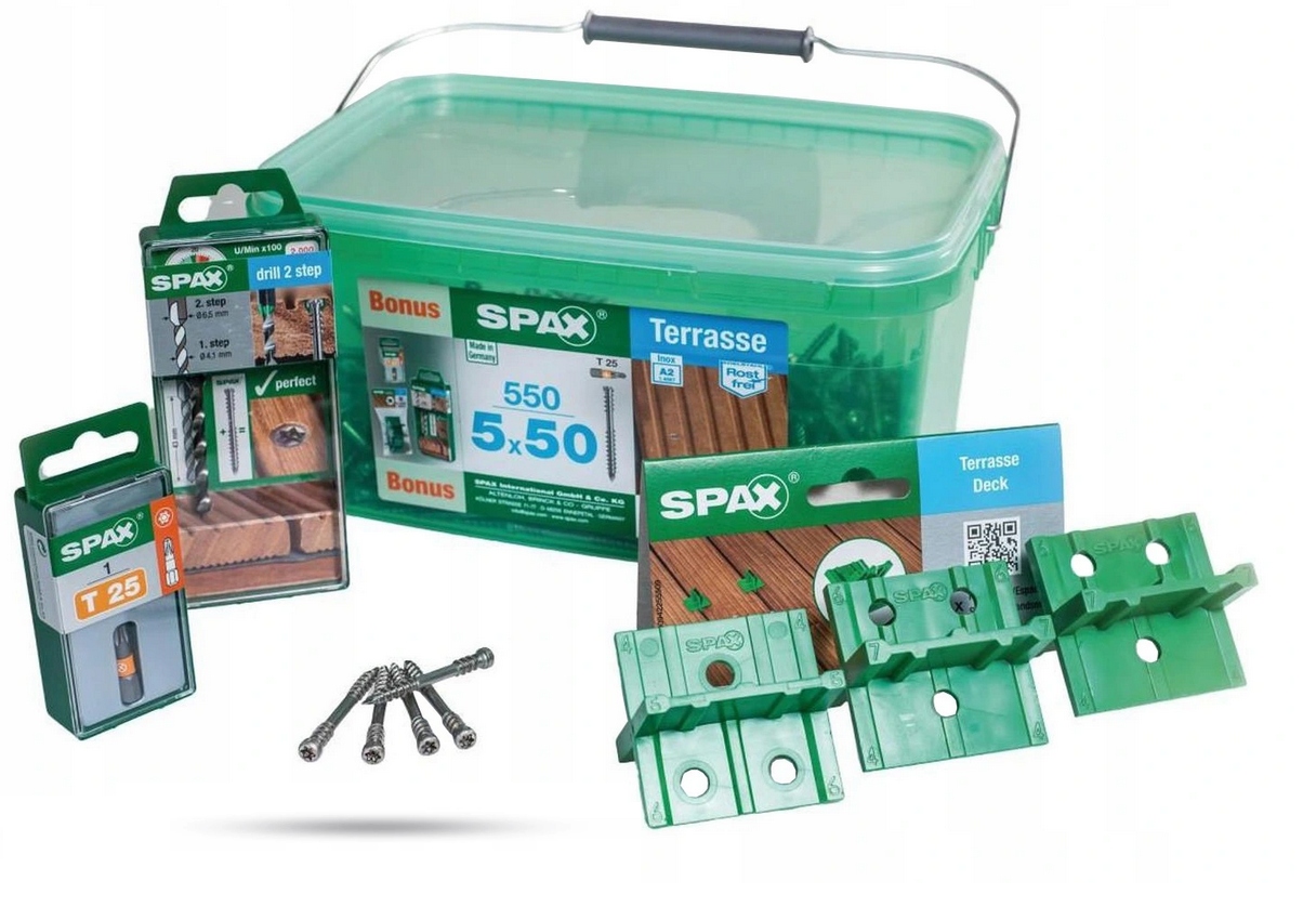 

Spax wkręty do deski tarasowej 5x50mm 550 Bonus S