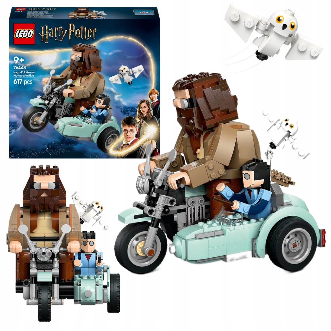 Lego Harry Potter 76443 Motocyklová jízda Hagrida a Harryho
