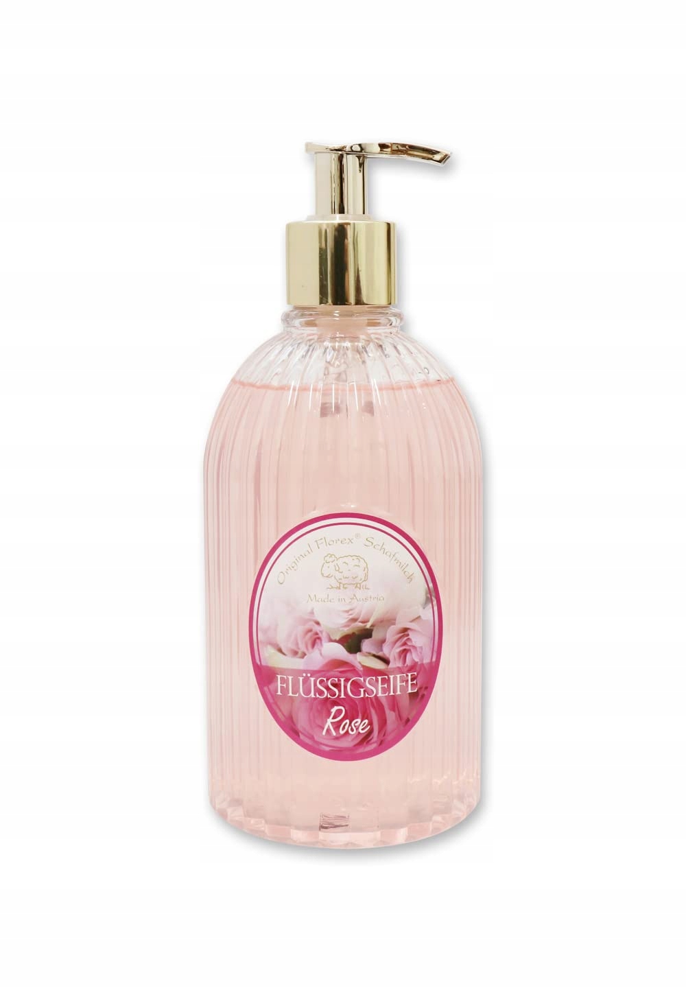 Florex Růžové tekuté mýdlo v dávkovači 500 ml
