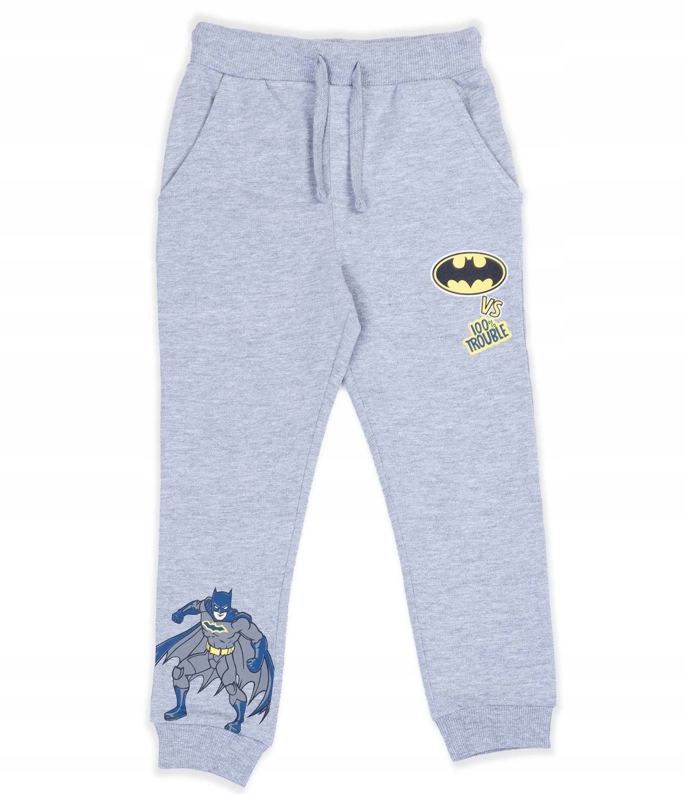 

Spodnie dresowe Batman chłopięce 128 Sinsay