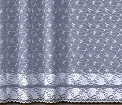 Mg Záclona žakár 585/3 Bílá 300x250 cm Hotová Obšitá Bt