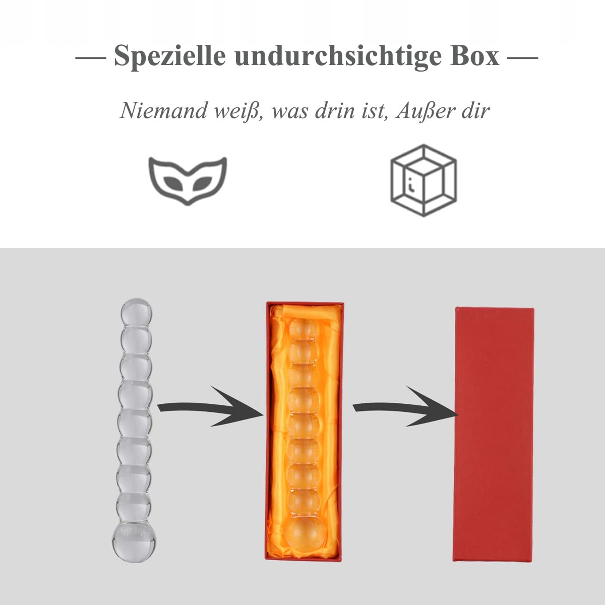 WSQIWNI Szklany Dildo Dla Mężczyzn I Kobiet Profesjonalny Design — miniatura 6