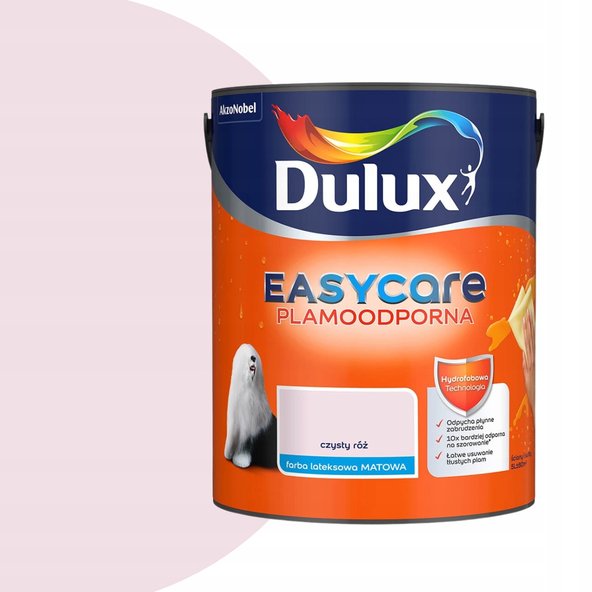 Dulux Easycare Farba Plamoodporna 5L Czysty róż