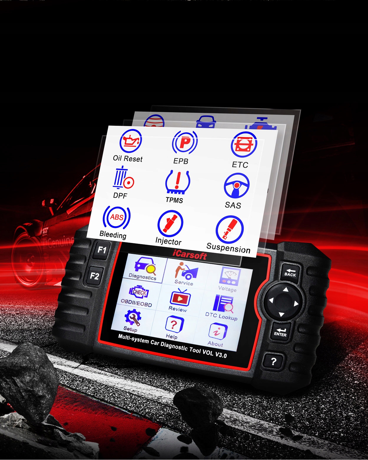 Skaner OBD2 iCarsoft VOL V3.0 Volvo Saab Marka iCarsoft