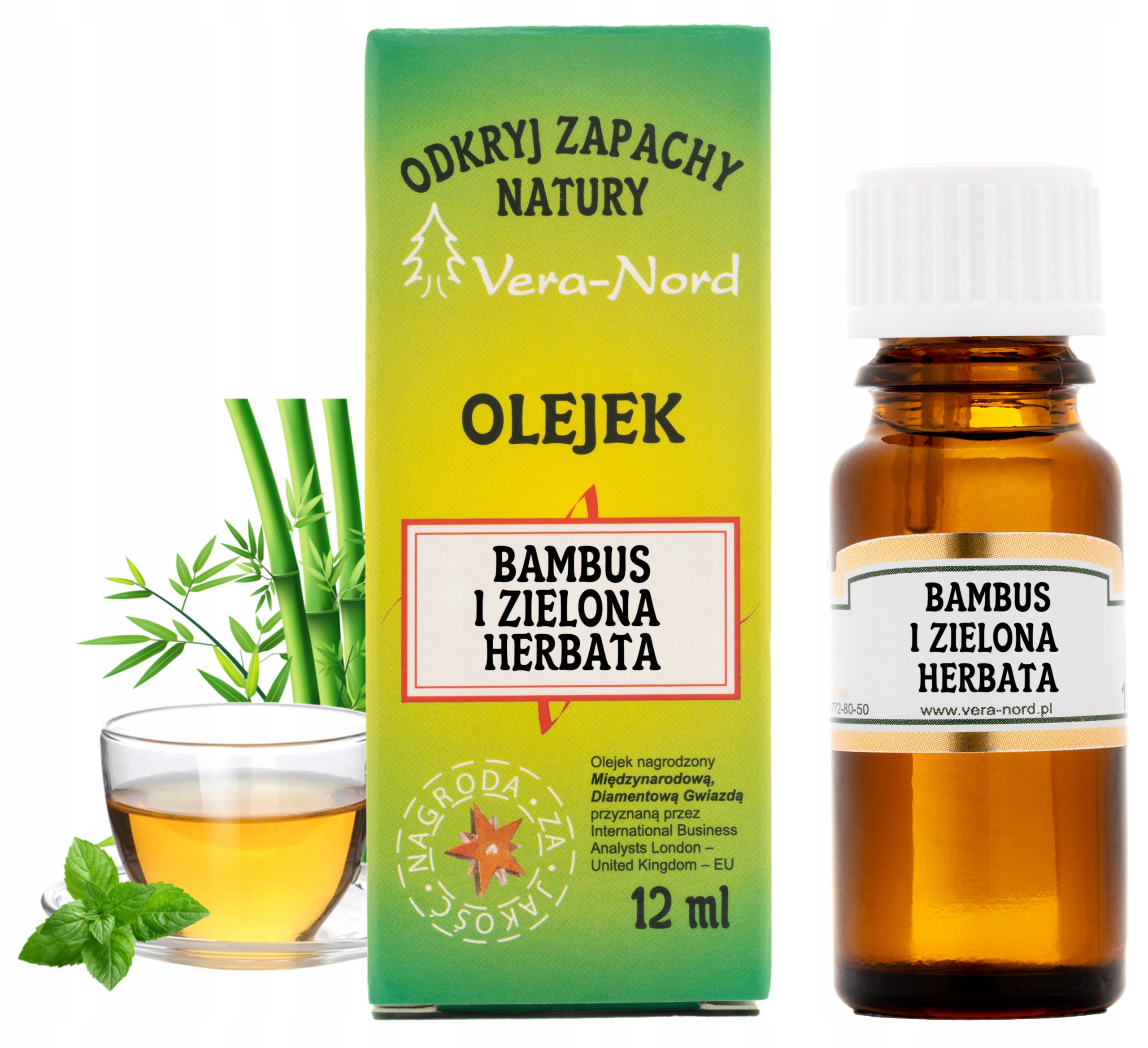 

Bambus I Zielona Herbata Olejek Zapachowy 12 ml