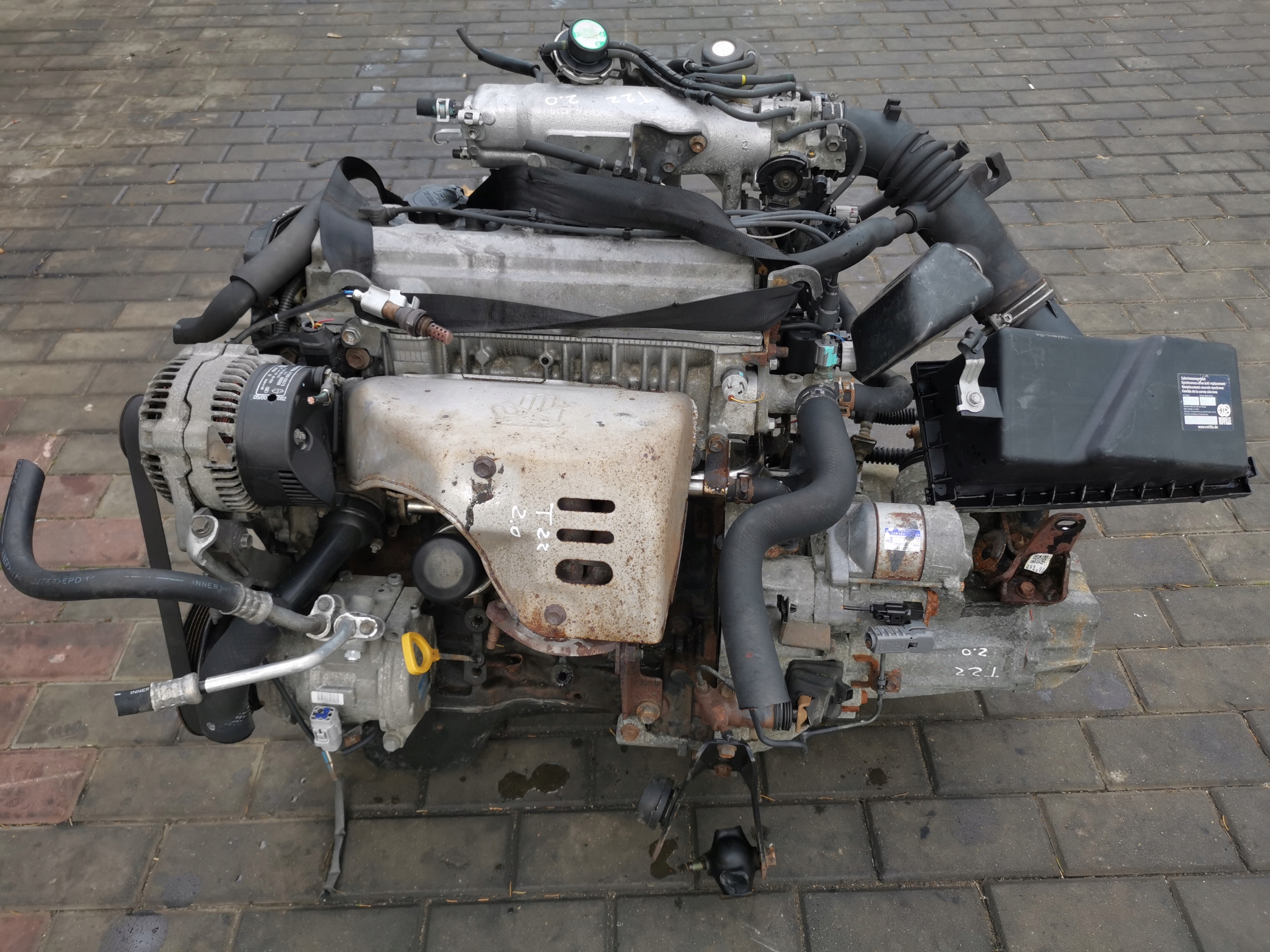 Двигатель комплектный toyota avensis i t22 rav4 2.0 16v 3s-fe