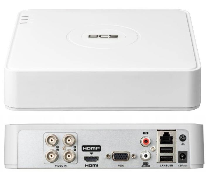 4-kanálový rekordér Bcs BCS-V-SXVR0401 pre kamery Ahd Tvi CVI