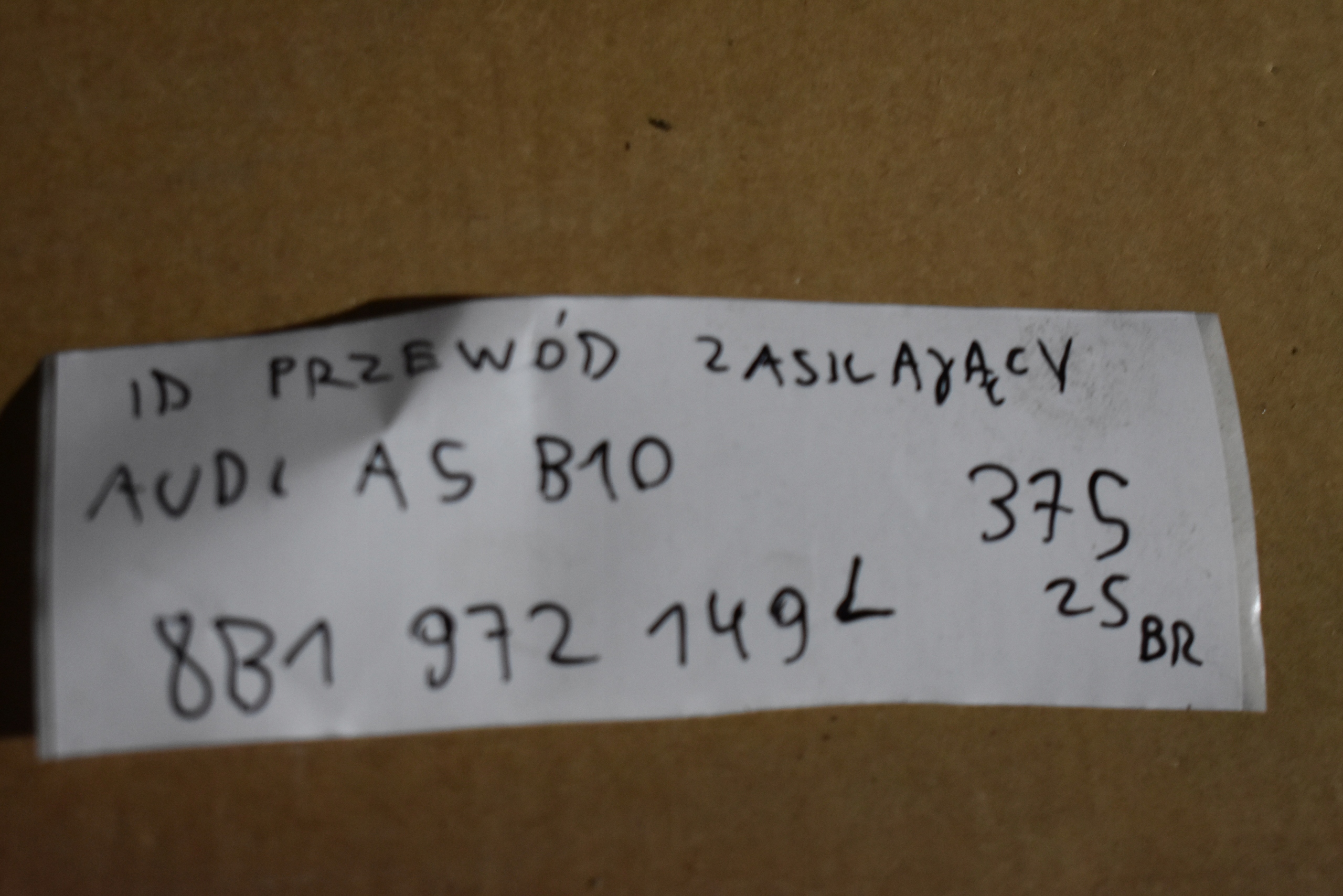 IDEALNY prijenos ZASILAJACY AUDI A5 B10 1
