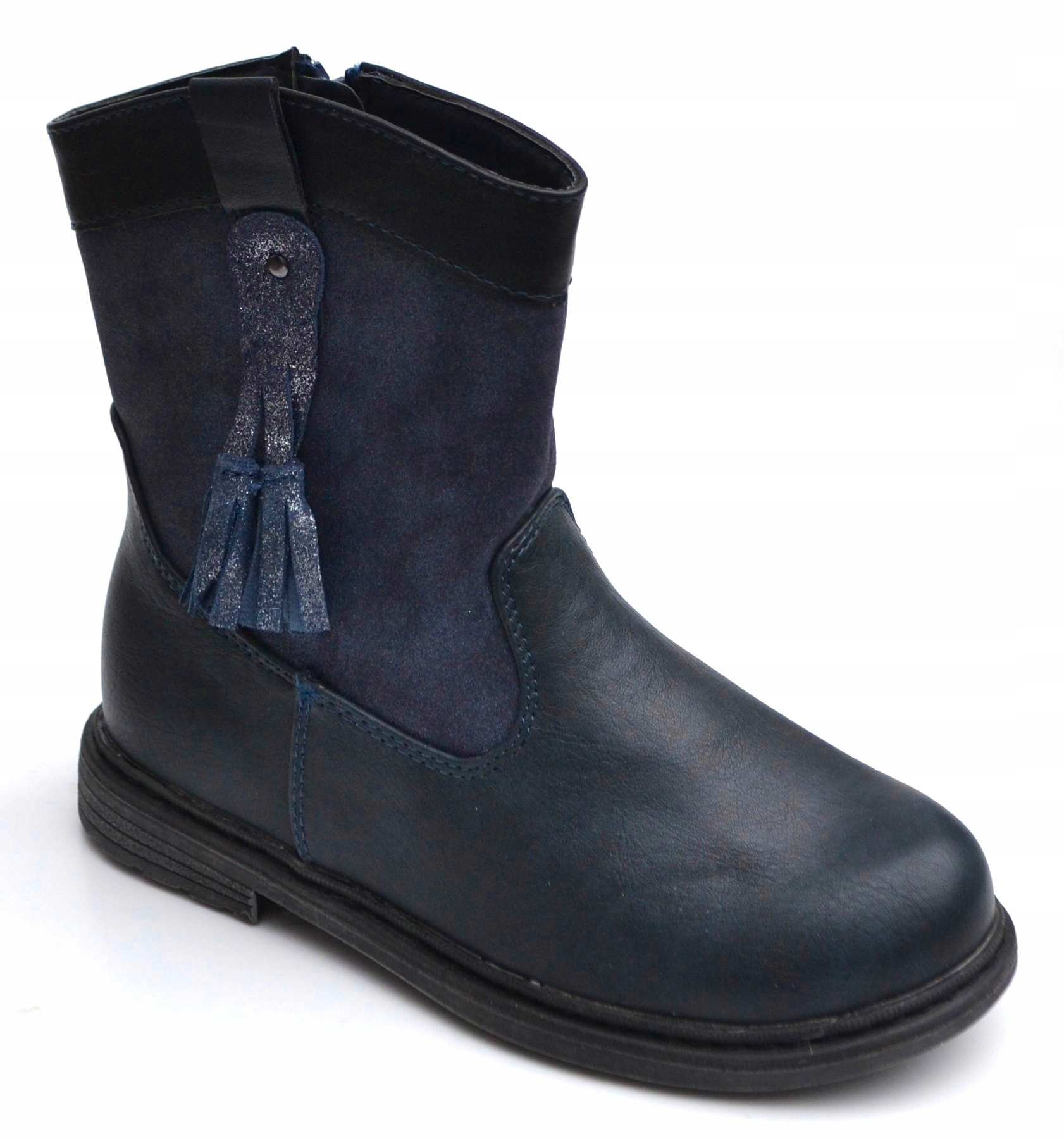 KOZAKI botki kozaczki lekko ocieplane zamek R-34-21cm