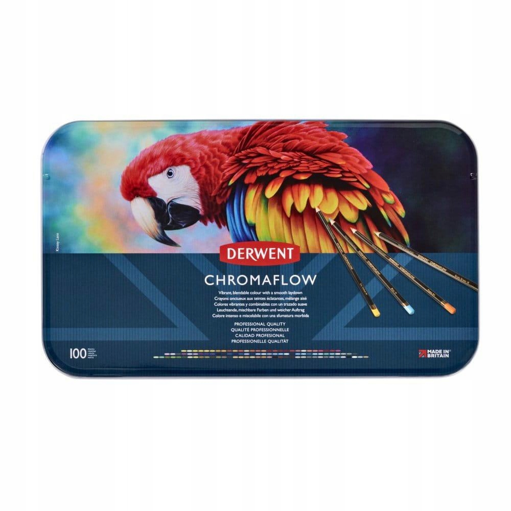 Derwent Pastelky Chromaflow 100 barev