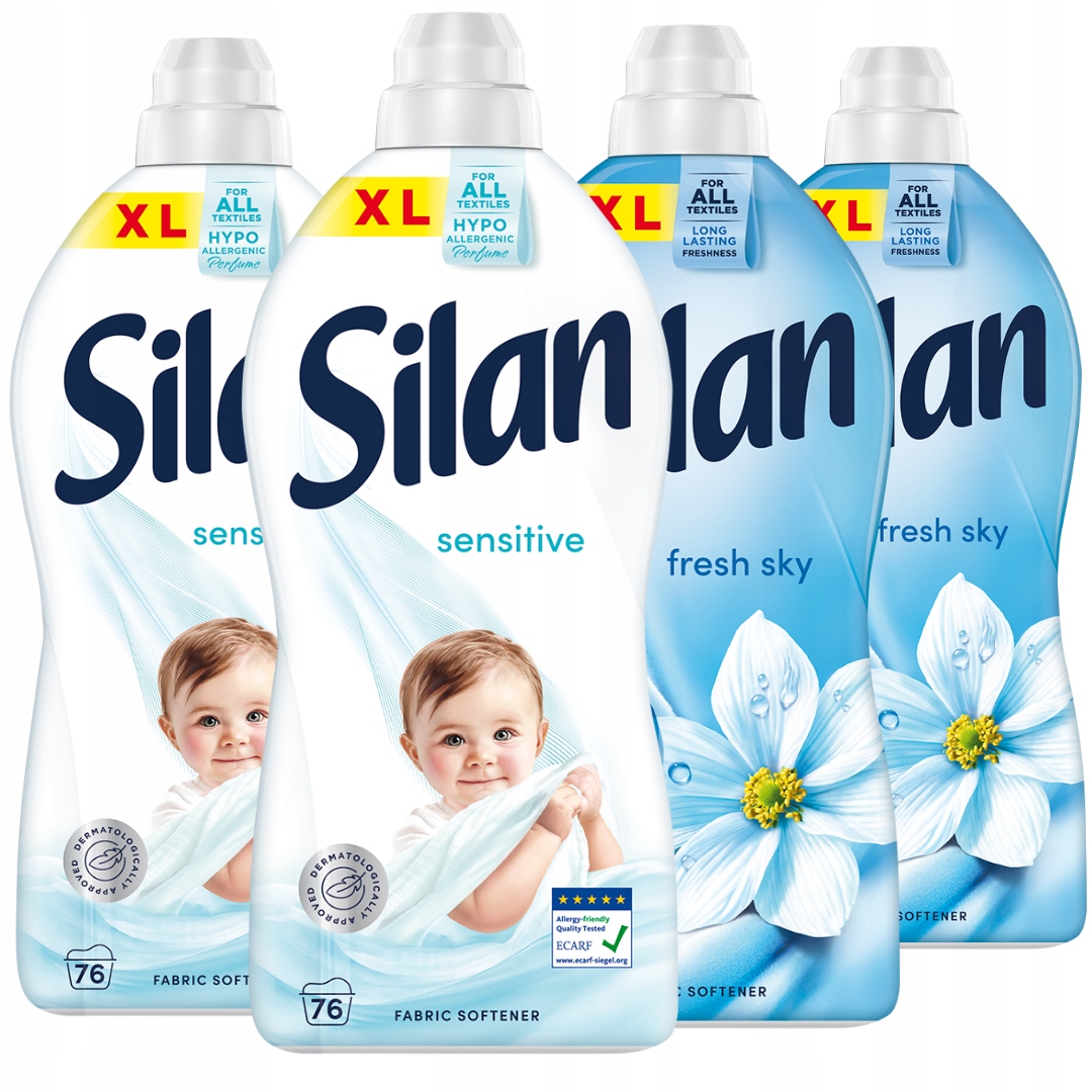 Levně Silan tekutá aviváž Sada Mix 4x1,672L 304 praní