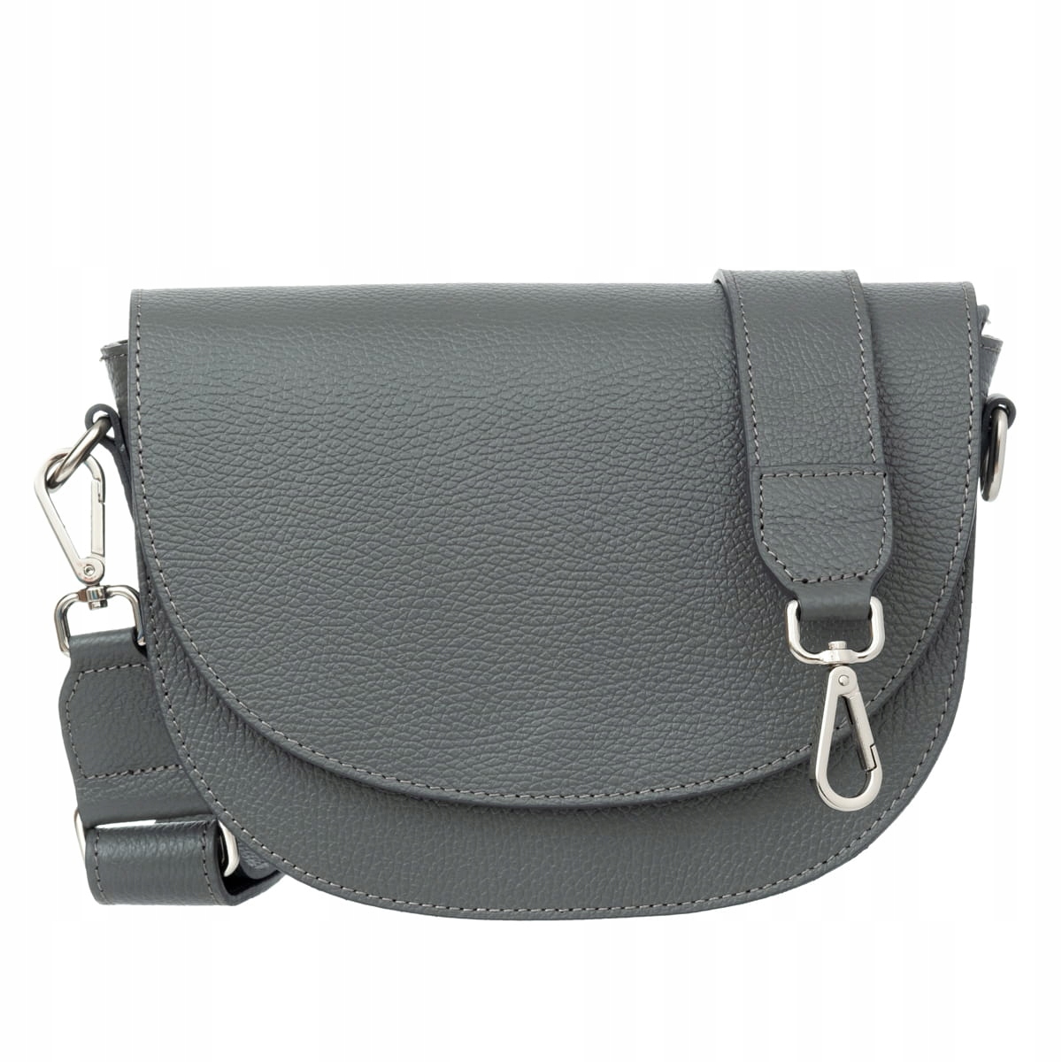 Kožená kabelka Vezze Coppetta Antracit