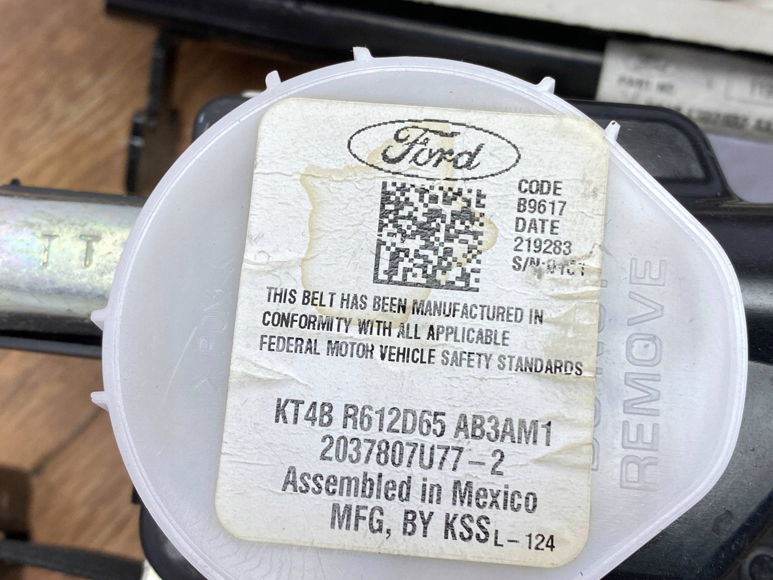 front tension belt safety left Ford Edge II Lift 2019+