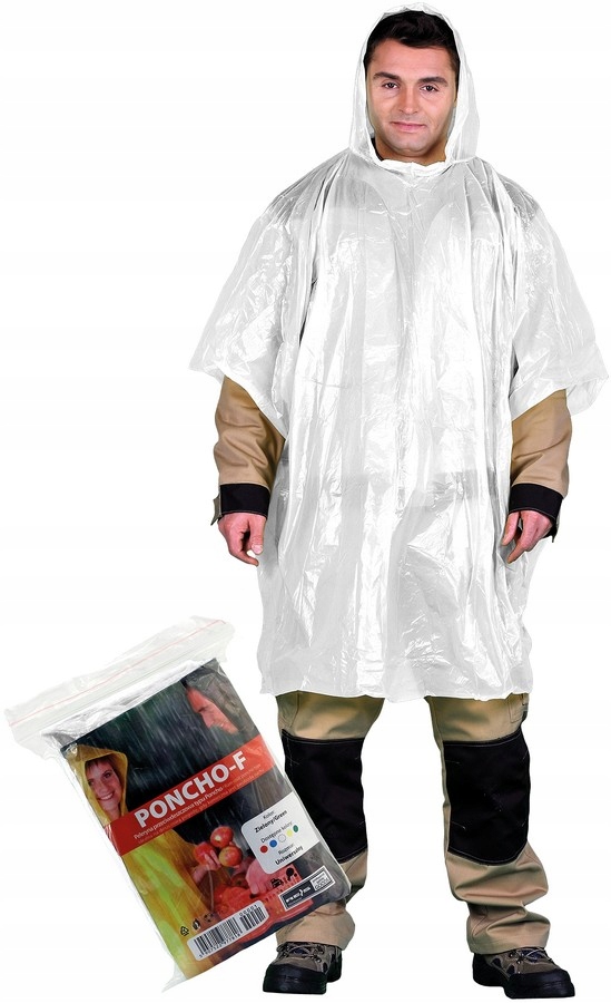 

Peleryna przeciwdeszczowa Poncho płaszcz foliowy