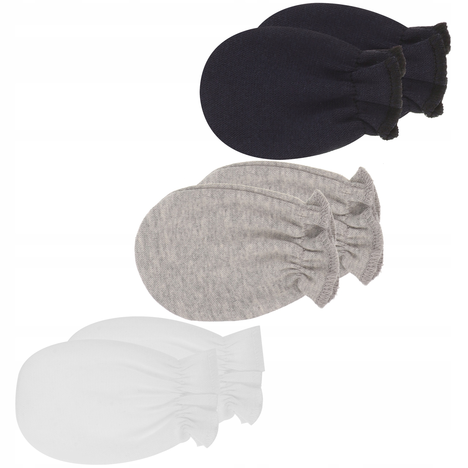 3 PARY RĘKAWICZEK NIEMOWLĄCYCH RĘKAWICZKI NIEMOWLĘCE CHŁOPIEC NIEMOWLĘ