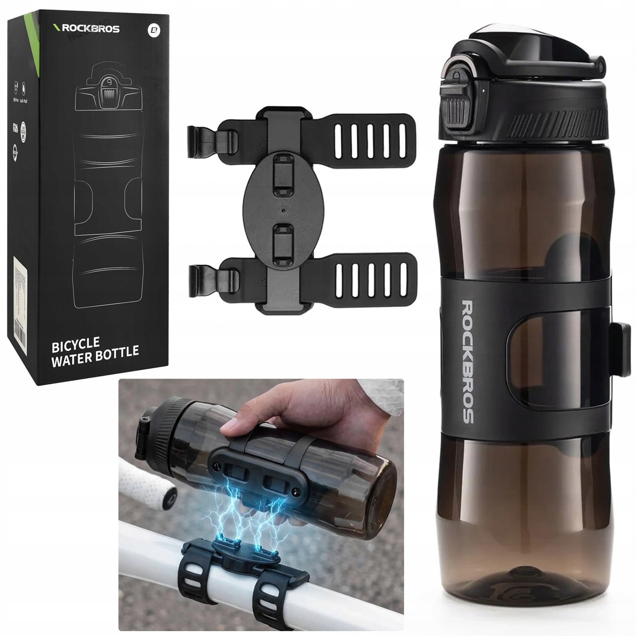 Láhev Na Pití Cyklistická Láhev Na Kolo S Magnetickým Páskem 700 ML Rockbros
