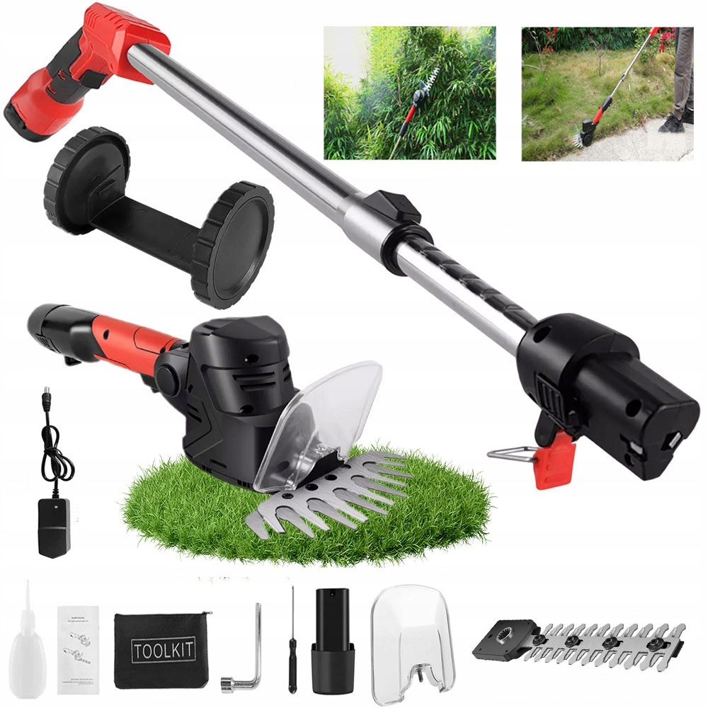 Vyžínač Na Trávy Křovinořez Akumulátorový Elektrický Zahradní 300W 2000MAH