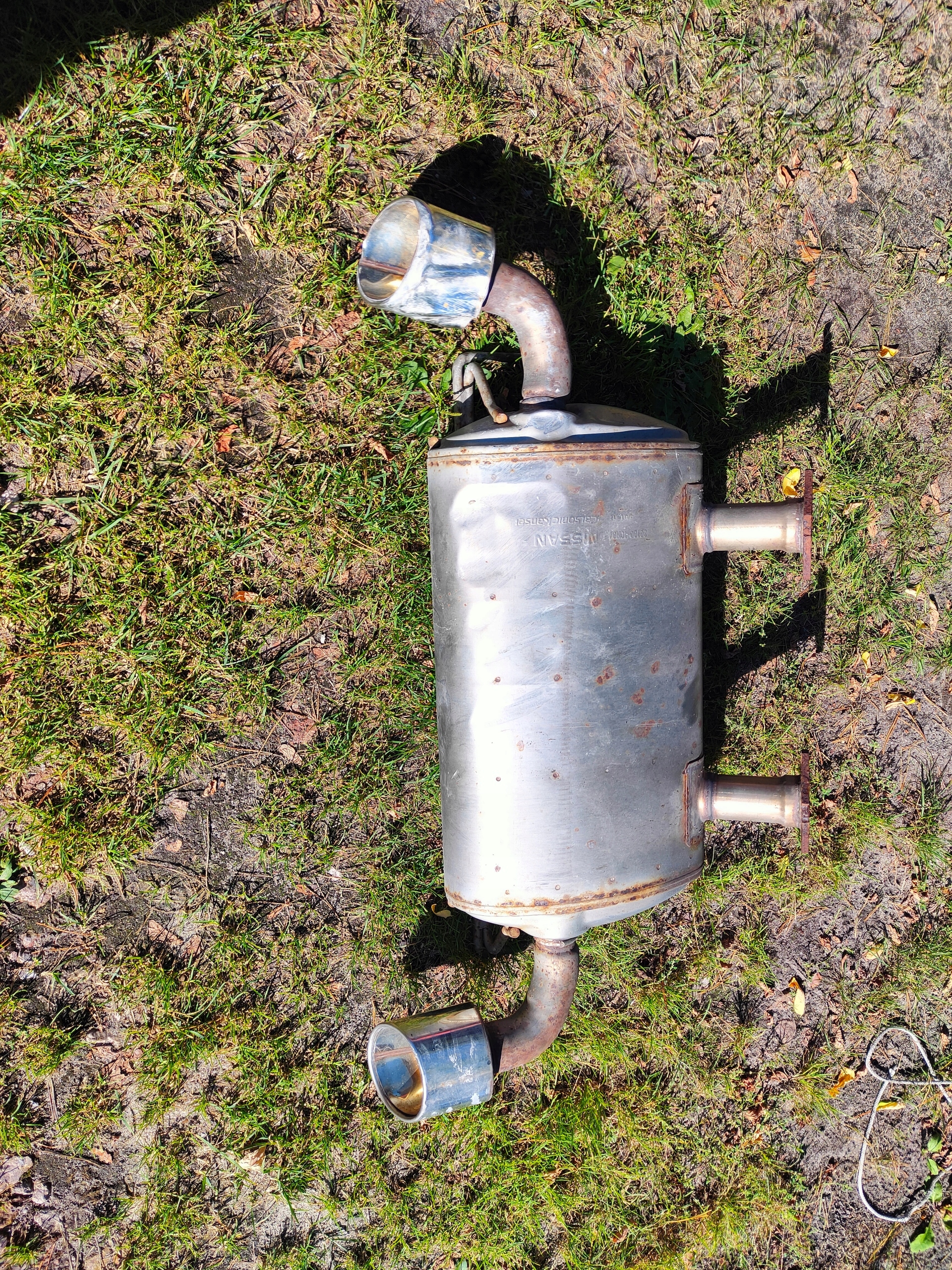 nissan 370Z выхлоп труба глушитель катализатор лямбда-зонд