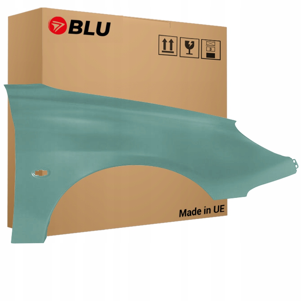 Blu Blatník Peugeot 206 CC Krv pravý zelený 98-09 přední