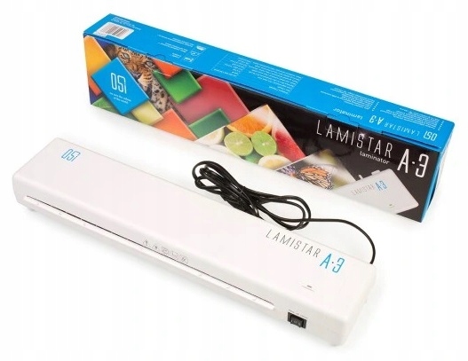 Laminator A3 A4 A5 A6 A7 Na gorąco Domowy Biurowy Biały Osi Lamistar