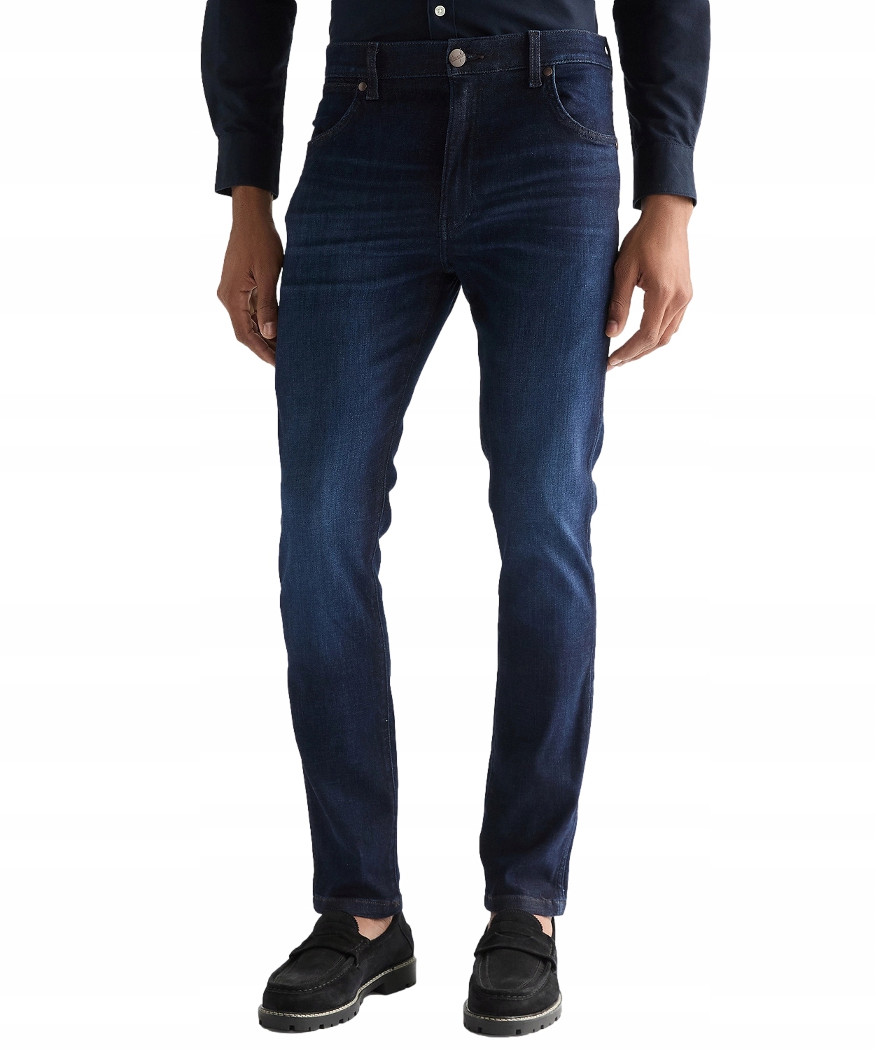 Džíny Wrangler Larston 112377821 Deep Abyss W 34 L 32