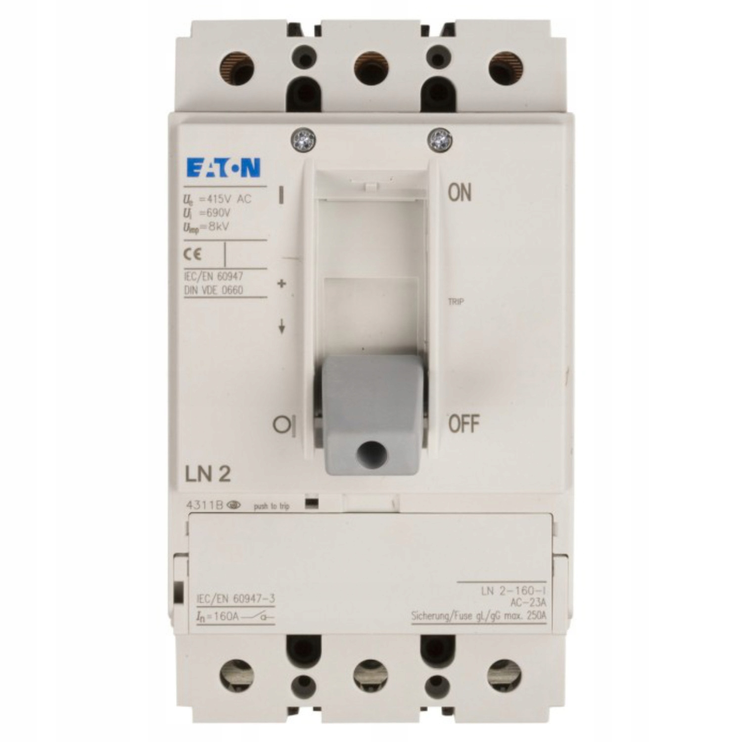 Odpojovač Výkonu 3P 630A (odp. PSC3-630-3) Eaton LN3-630-I 112009