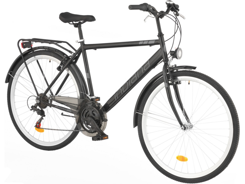 Rower trekkingowy Indiana Trekker M21 28 cali męski Czarny