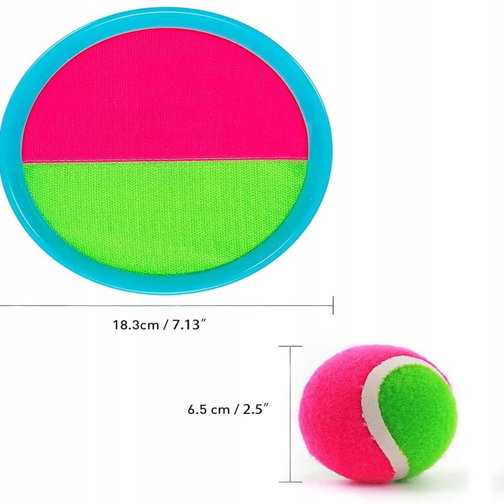 6X CATCH BALL GRA NA RZEPY RZUCAJ ŁAP PALETKI RODZINNA ZRĘCZNOŚCIOWA +PIŁKA EAN (GTIN) 0889030597762