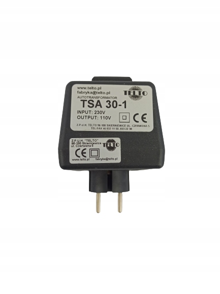 TRANSFORMATOR 30W 230/110V TSA 30-1 POLSKA/USA