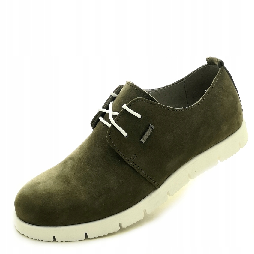 Dámské polobotky Přírodní Kůže khaki barva 1244