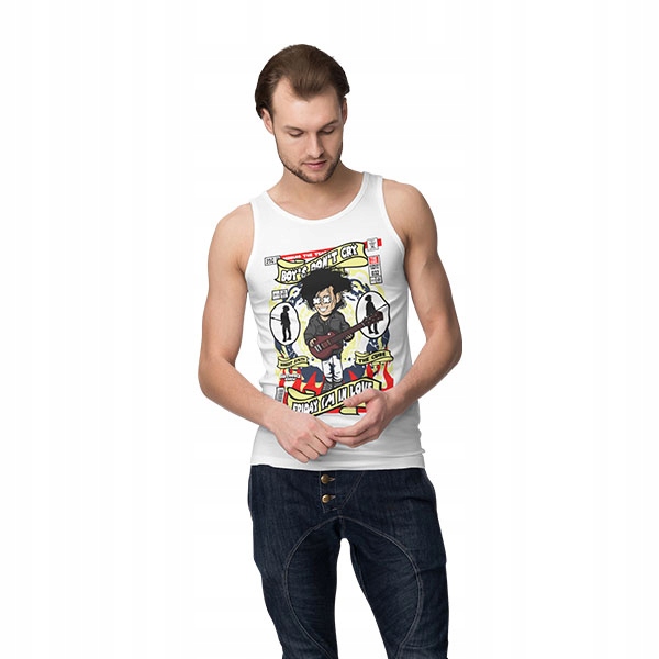 TANK TOP HORROR/ROCK ROBERT SMITH THE CURE Rozmiar XXL